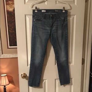 GAP Women's Dark Blue Skinny Jeans